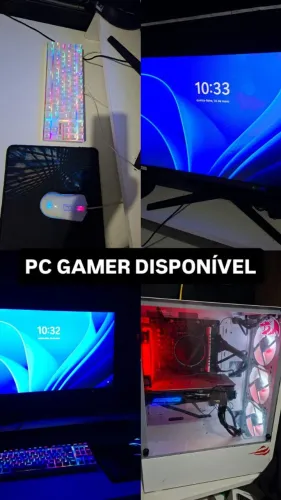 PC Gamer Completo Intel i3 12ª Ger | GTX 1660 Super | 16GB RAM | Monitor 27" Samsung