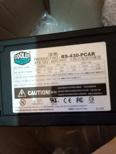 Fonte 430w Coolermaster
