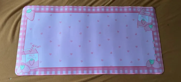Mousepad gamer rosa