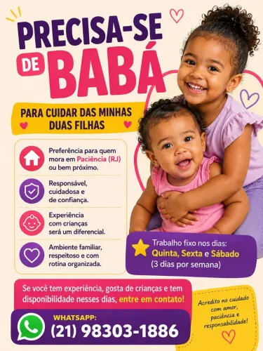 ? Precisa-se de Babá