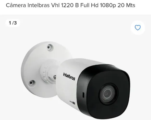 Câmera Bullet e dome Intelbras VHL 1220