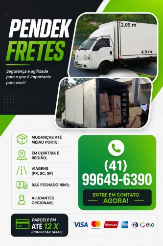 Fretes em Geral / Mudanças PR, SC e SP.