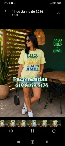 Camisetas personalizadas Brasil 