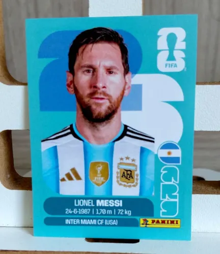 Figurinha Messi Copa do Mundo 2026 Original Panini