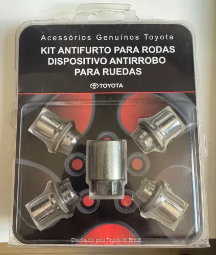 Parafuso antifurto Original Toyota Corolla Yaris Etios Corolla Cross