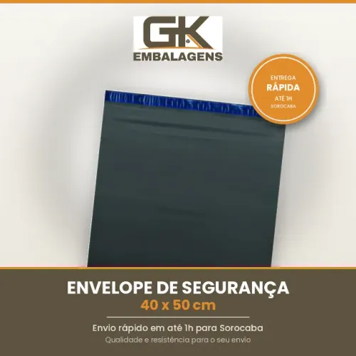 Envelope de Segurança 40x50cm Envio Marketplaces Correios Expedição Sapato Tenis Calçados