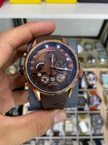Relógio Premium Quartzo TAG H Pulseira de Silicone