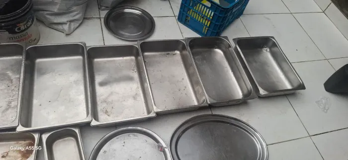 Cuba de aço para restaurante de vários tamanhos