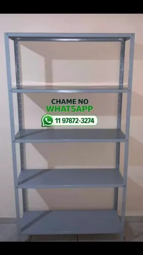 PRATELEIRA DE AÇO COMPOSTA POR 5 BANDEJAS
