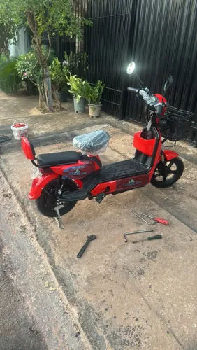 Bicicleta elétrica 500w autonomia até 40 km velocidade 30 km/h