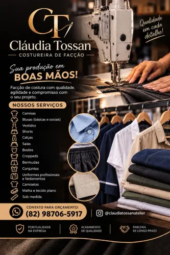 Costureira de facção