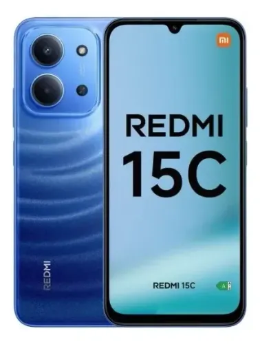 Smartphone Xiaomi Redmi 15c 256gb 8+8gb Ramvirtual Dual Sim / AZUL e PRETO