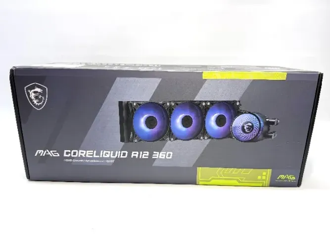 Water Cooler 320mm Argb MSI MAG Coreliquid A12 Intel e AMD Novo