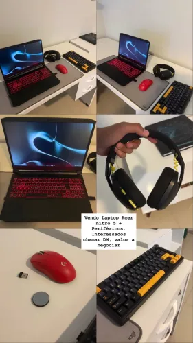 Laptop Acer nitro 5 + Periféricos