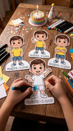 Placa de Colorir Personalizada com Foto da Crianca Lembrancinha Aniversario