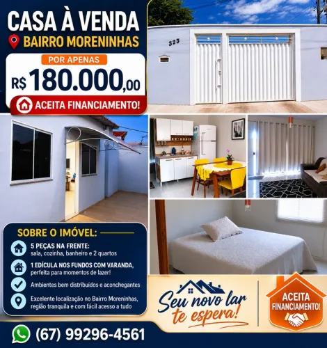 Vendo casa no bairro moreninha