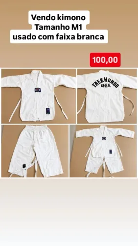 Bodok , kimono taekwondo Tamanho M1