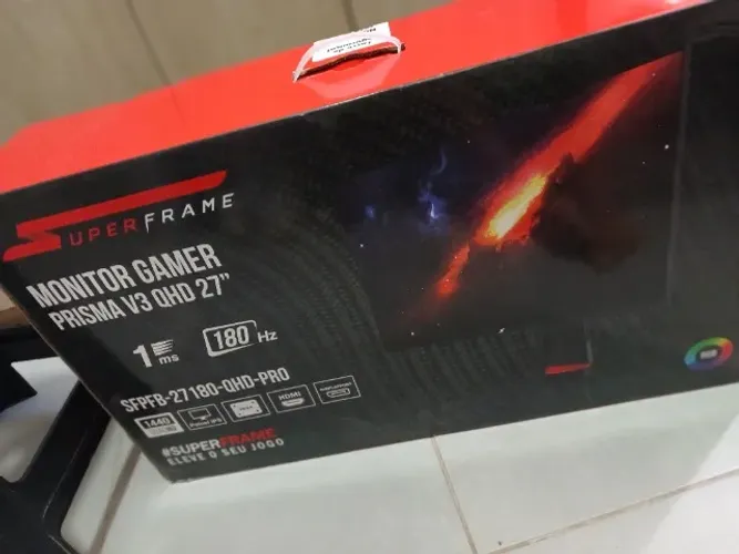 Novo e nunca usado, Monitor 27Pol SuperFrame