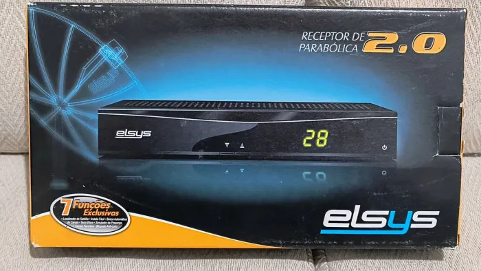 Receptor de parabólica - Elsys 2.0 - funcionando perfeitamente 
