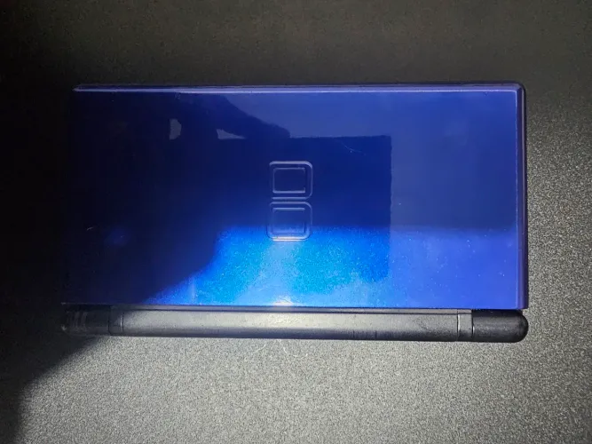 Nintendo DS Lite Azul Cobalto / Preto (Model USG-001) (Em Perfeito estado de Conservação) 