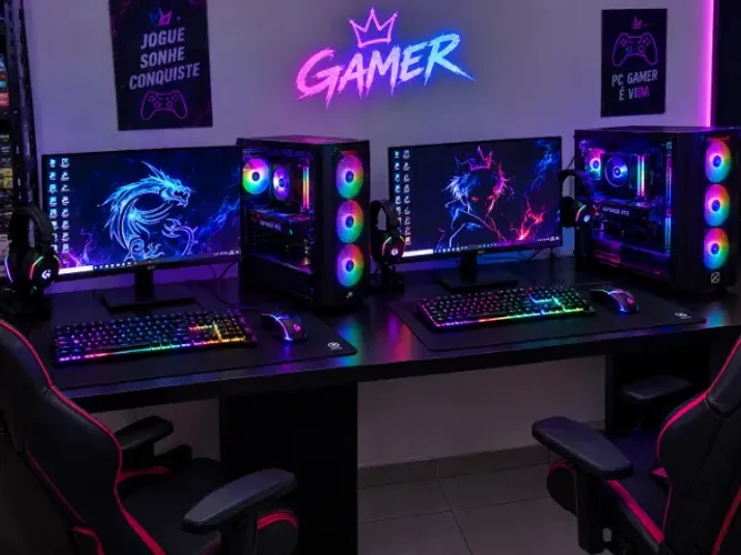 Pcs gamers pronta entrega ou a encomenda
