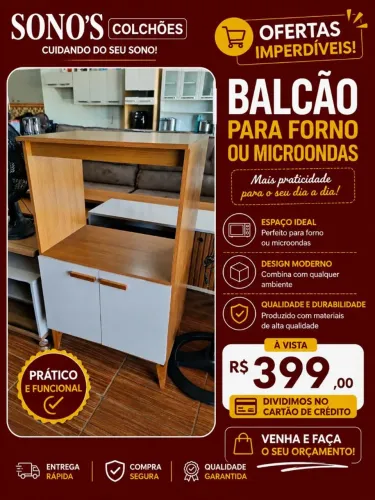 Armário para forno