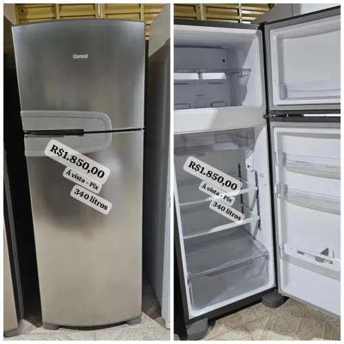 Geladeira Duplex Inox á partir 1850,00 - Entrego
