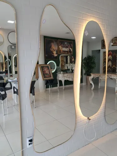 ESPELHO ORGÂNICO DOURADO 
