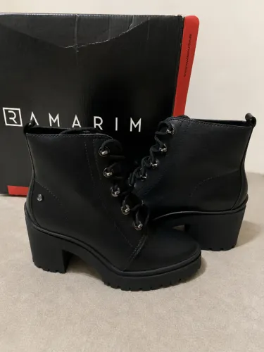 coturno ramarim feminino preto 35
