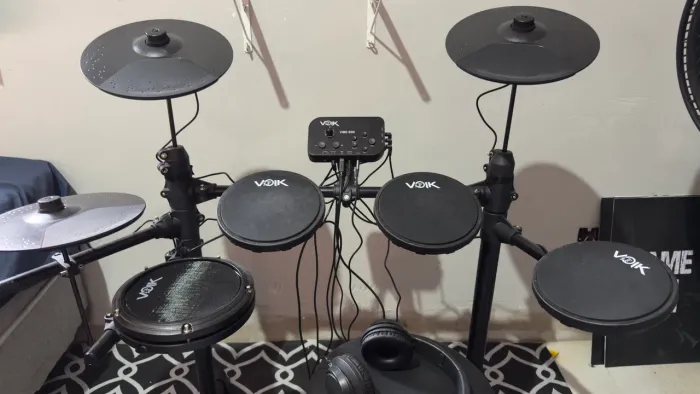 Bateria Eletrônica Voik VIBE-500 Completa