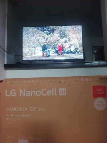 Tv smart 50 polegadas LG nonocell nova 3 meses de uso