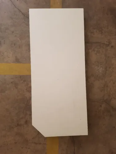 Bancada MDF branco 105cm x 43cm x 3cm