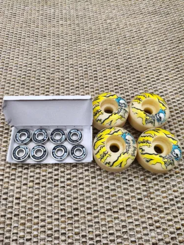 Roda e rolamento de skate