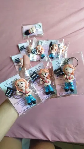 Chaveiro Personalizado de Biscuit Carol Biazin