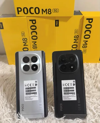 XIAOMI POCO M8 5G NFC 512+8 Lacrado Preto Prata Entrega Rápida Garantia