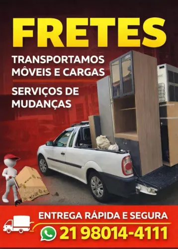 Frete e mudanças, rápido e seguro
