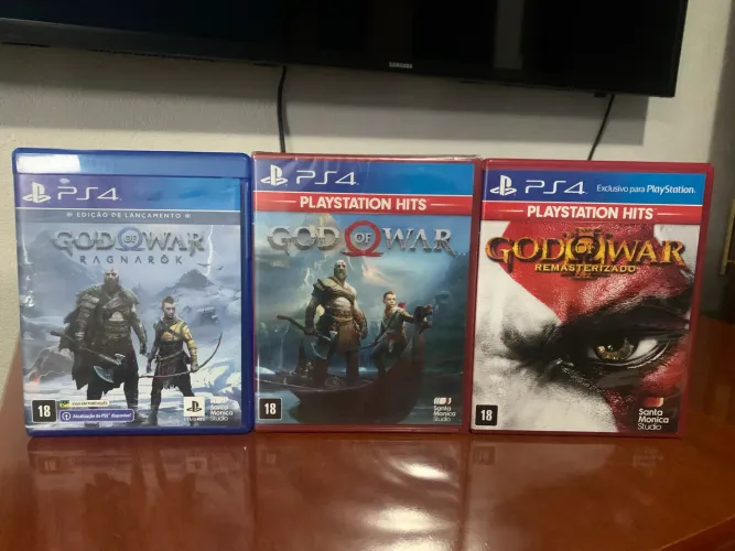 Kit 3 Jogos God Of War Para PlayStation 4 Originais