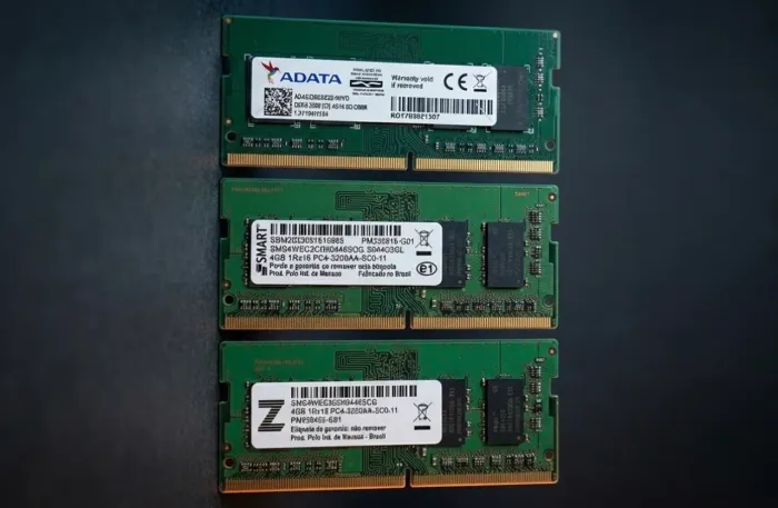 Lote 36 Memórias RAM 4GB DDR4 e DDR3L Notebook