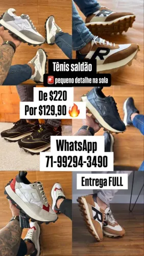 Tênis Reserva Yankee (Saldão) de $220 por $129,90