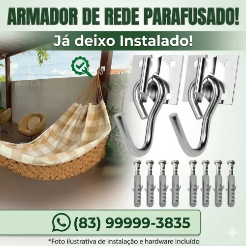 Armador de rede - PARAFUSADO