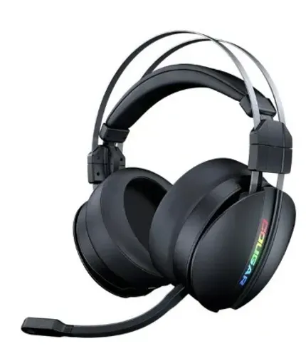 Headset Cougar Omnes Essential para Pc/ps5 Wireless Cor Preto Luz RGB