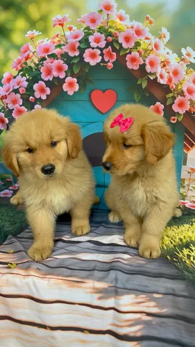 Golden retriever filhotes padrão robusto Pedigree