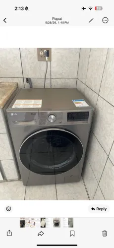 Lava e Seca LG 12Kg/7Kg Smart VC4 com Inteligência Artificial AI DD? 