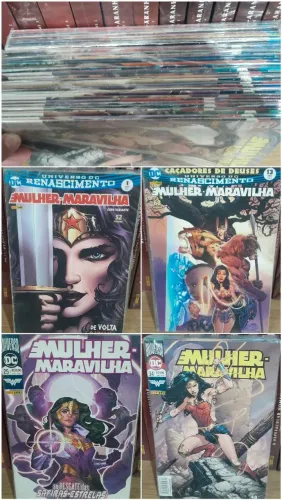 Coleção Mulher Maravilha 1° Fase Renascimento do 1 ao 34 DC Panini
