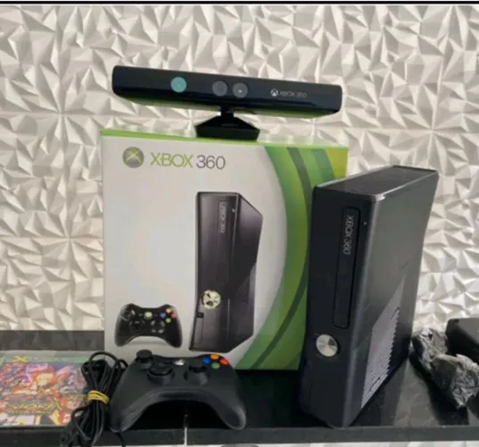 X BOX 360 SLIM NA CAIXA REVISADO COM GARANTIA.