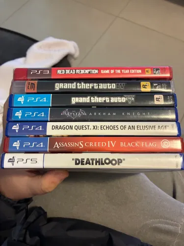Jogos de PS3, PS4 e PS5