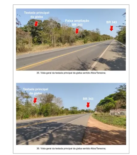 ÁREA a venda com 26.500 m2 com 233 m de frente para a BR , documentação ok Teresina - PI