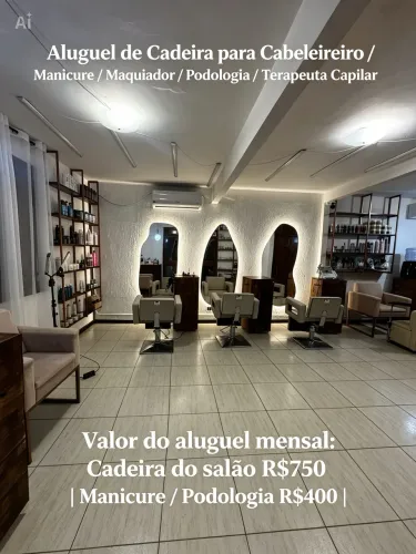 Alugo cadeiras para cabeleireiro/ manicure em Aracaju - Atalaia