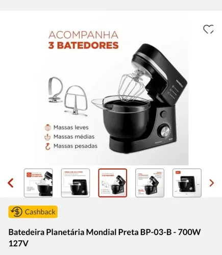 Batedeira planetária 