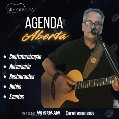 Música ao vivo voz e violão